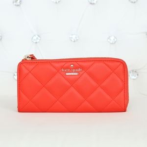 Red Kate Spade New York Continental Wallet